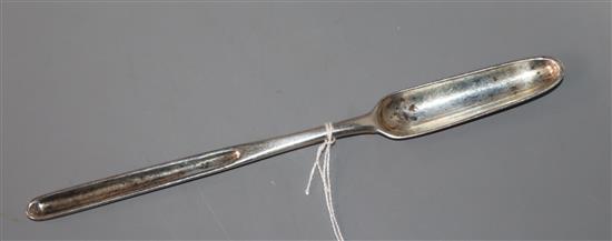 A George III marrow scoop, Smith & Fearn, London, 1794, 21cm.